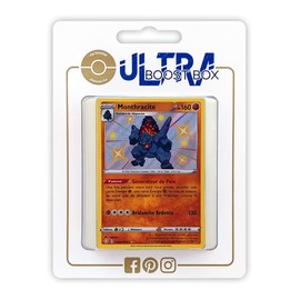 my-booster SWSH045-FR25-UB-SV069 Monthracite (Montecarbo) SV069/SV122 Secret Iridescent Myboost X Epée et Bouclier 4.5 Destinées Radieuses Box of 10 French Pokémon Cards