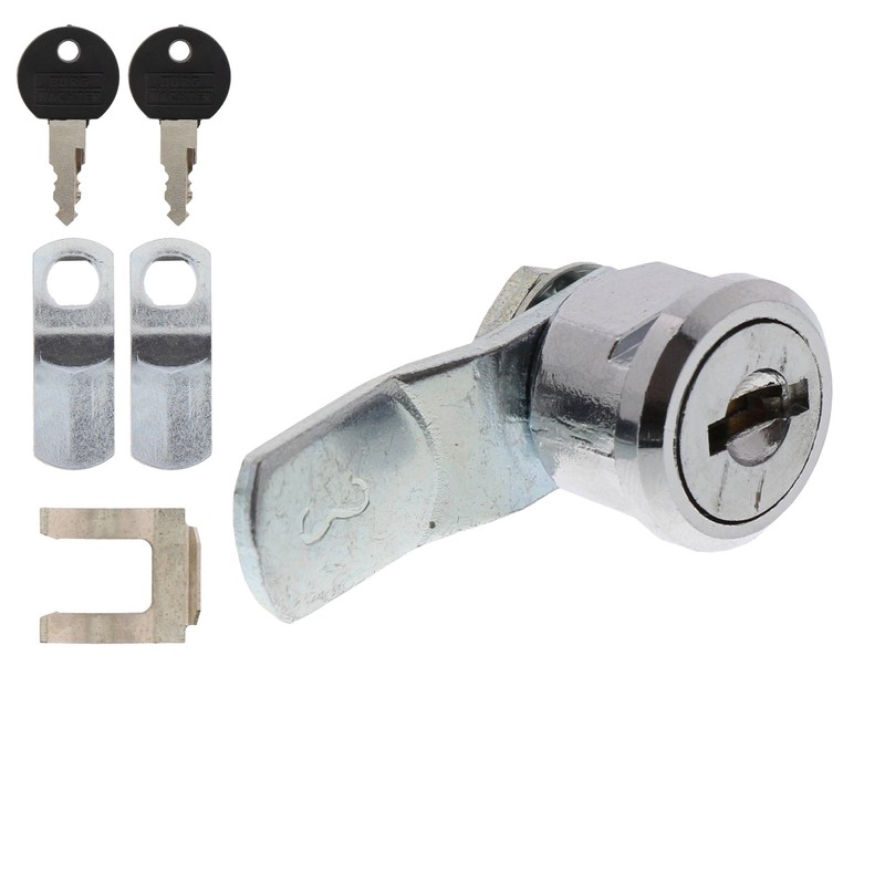 Burg-Wächter BK 92 Point SB Cylinder for Letterboxes, Steel, Silver