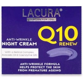 Lacura Q10 Night Cream 50ml Anti Wrinkle Retinol Skin Cream