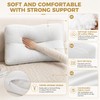 3 Packs Sofa Back Cushion Replacement, 3D Polyester Fiber Filled
