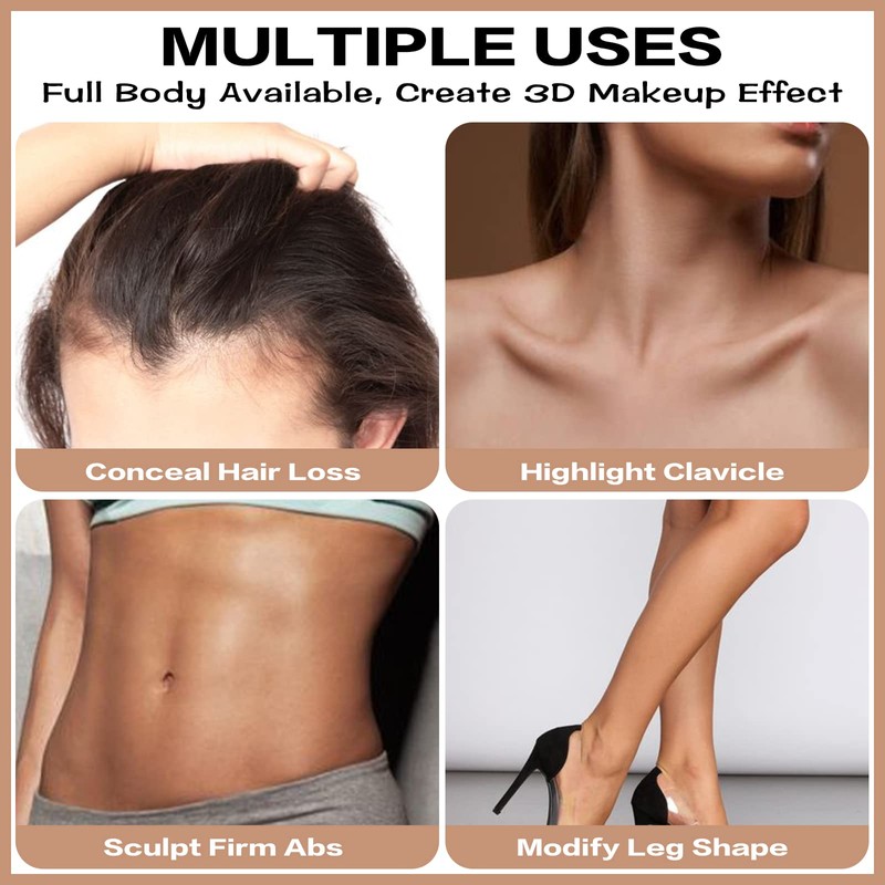 FOCALLURE Cream Contour Stick, Matte Bronzer Stick, Professional Face Shaping