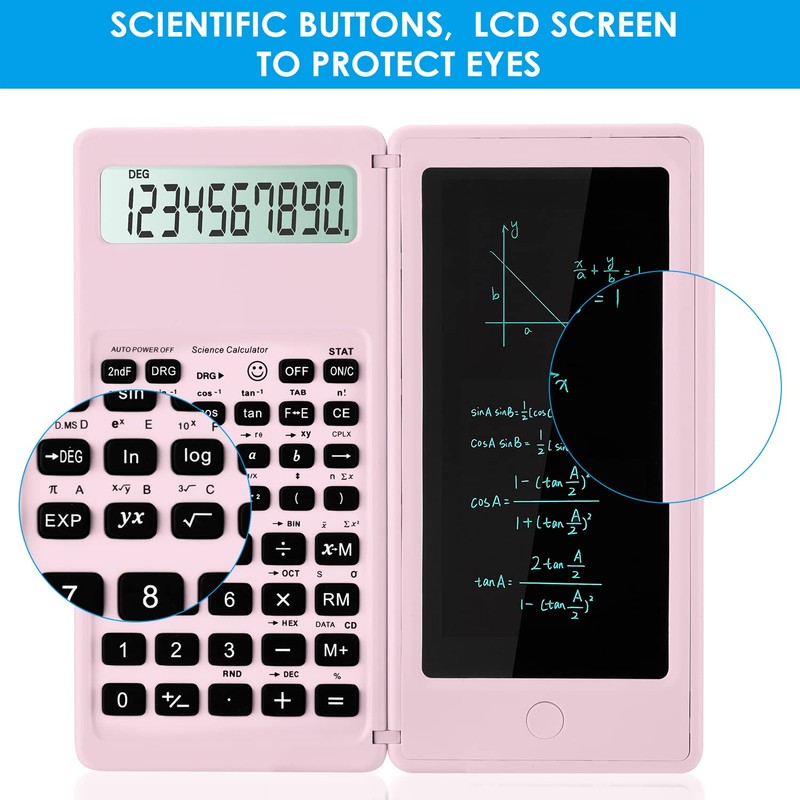 IPepul Scientific Calculators for Students, 10-Digit Large Screen, Math Calculator