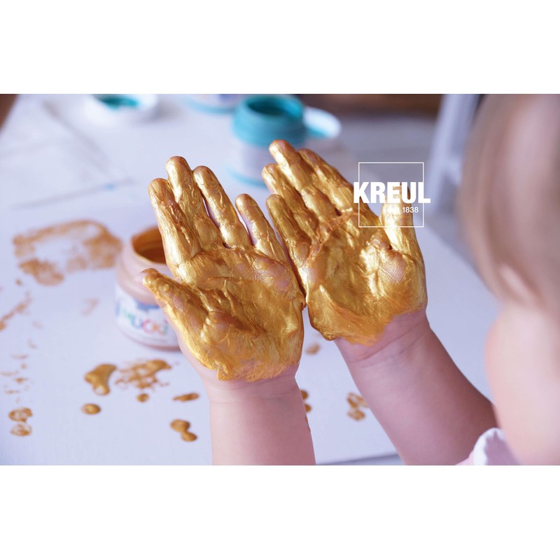 KREUL 2318, Mucki Fingerpaint Scintillante, 4 x 150 ml in