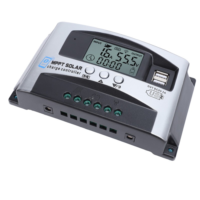 MPPT Solar Charge Controller Bluetooth App Control 12V 24V 36V
