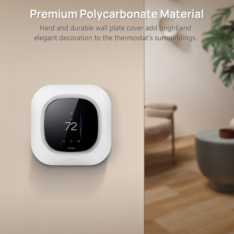 CaseBot Wall Plate for 2022 Ecobee Smart Thermostat Premium &