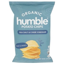 Humble Snacks Sea Salt Chips with Cider Vinegar 5 oz (Pack of 12)