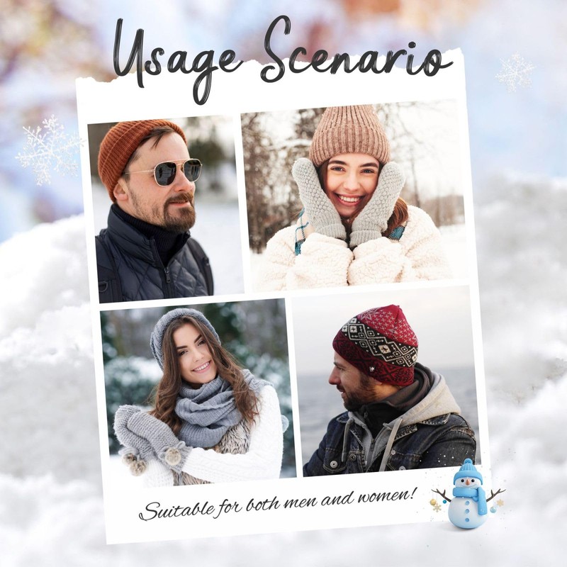 St Patricks Day Shamrock Beanie Hat for Women Men Irish