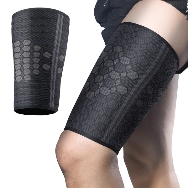 Kasoud Thigh Compression Support Sleeve, thigh compression sleeves, hamstring support