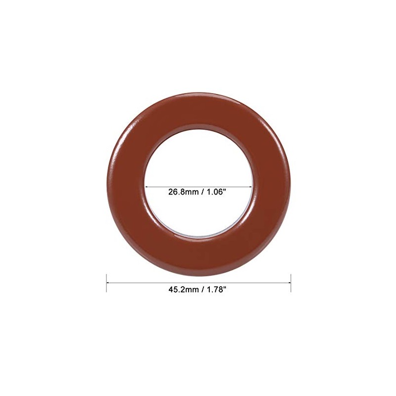sourcing map 26.8 x 45.2 x 17mm Ferrite Core Ring