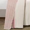 Lush Decor Farmhouse Stripe Reversible Cotton Quilt Set, 3 Piece