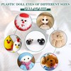 200pcs Safety Eyes 5-12mm Doll Eyes with Washers Crochet Animal