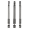 HARFINGTON 3pcs TT30 Security Torx Head Screwdriver Bit 3.15" (80mm)