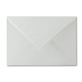 Gustav Neuser DIN C5 envelopes, 162 x 229 mm, transparent white, wet seal, premium quality, 92 g/m², 16.2 x 22.9 cm, transparent envelopes, pack of 50