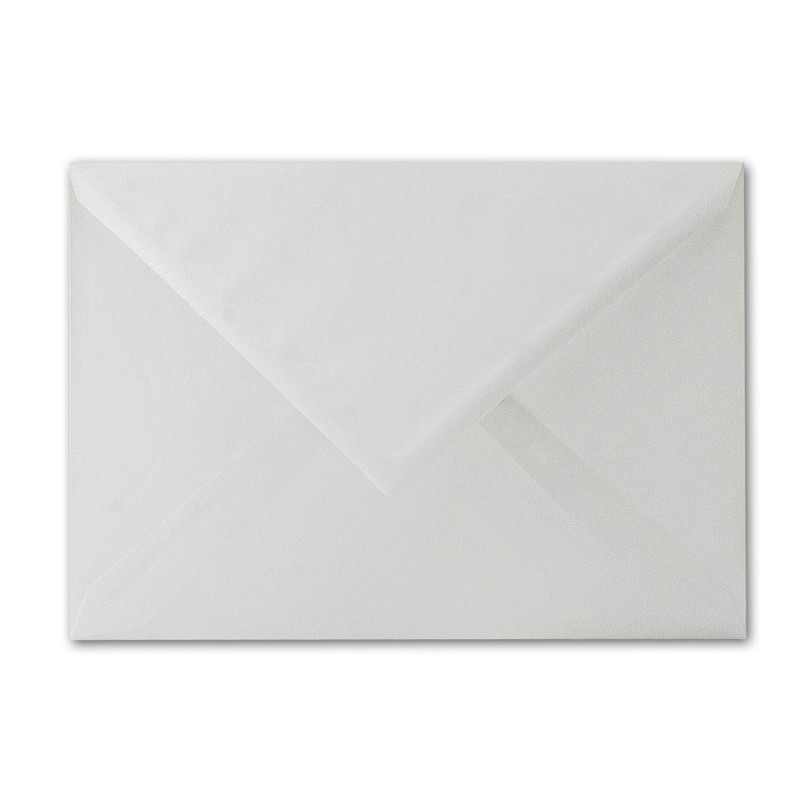 Gustav Neuser DIN C5 envelopes, 162 x 229 mm, transparent