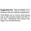 Peak Protein/Fiber Chewable Tablets