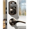 Veise Keyless Entry Door Lock with 2 Lever Handles -