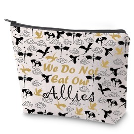 ZJXHPO Fourth Book Cosmetic Bag We Do Not Eat Our Allies Makeup Bag With Zipper Dragon Rider Toiletry Bag (Allies)