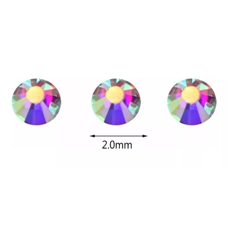 Xiaoya Cristal Para Uñas Decoración 1440 Pz Tornasol Ss20 Original