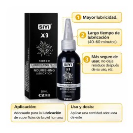 Lubricante Unisex Siyi Analgesico Sensacion Silicona 50ml                                                                                             