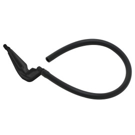 Fluidmaster 218 Toilet Refill Tube and Clip Replacement, For 100,200,200A, 400A and Most Other Valves , Black