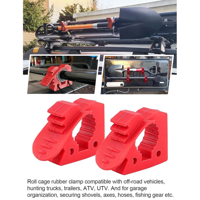 Greluma 4 Pcs Shovel Holder Shovel and Axe Holder with