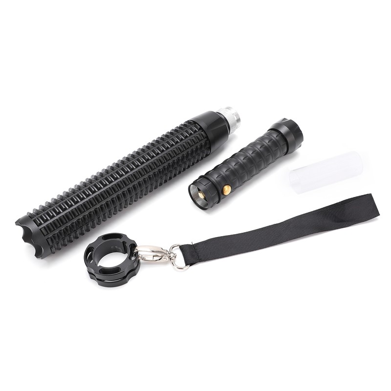 Flashlight LED Extended Waterproof Non Slip Outdoor Portable Torch for