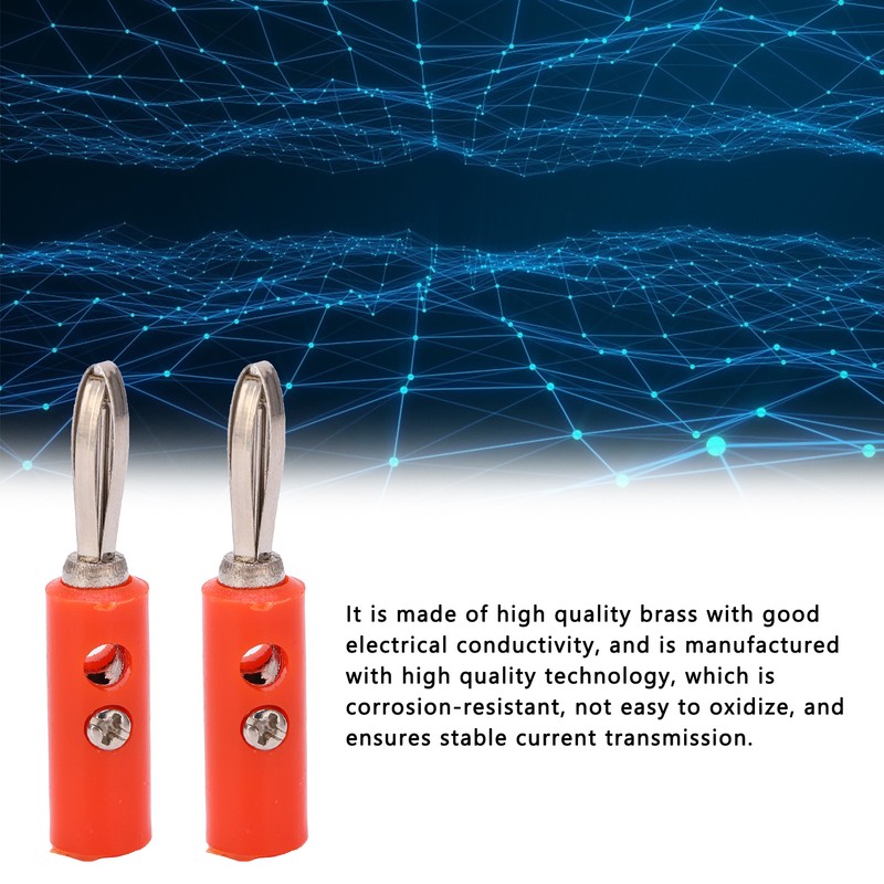 Banana Plug JT‑002 4mm New Type Banana Plug Solder Free