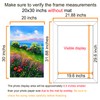 BESCRCL 20x30 Picture Frame Brown, Poster Frames Wall Hanging, Display