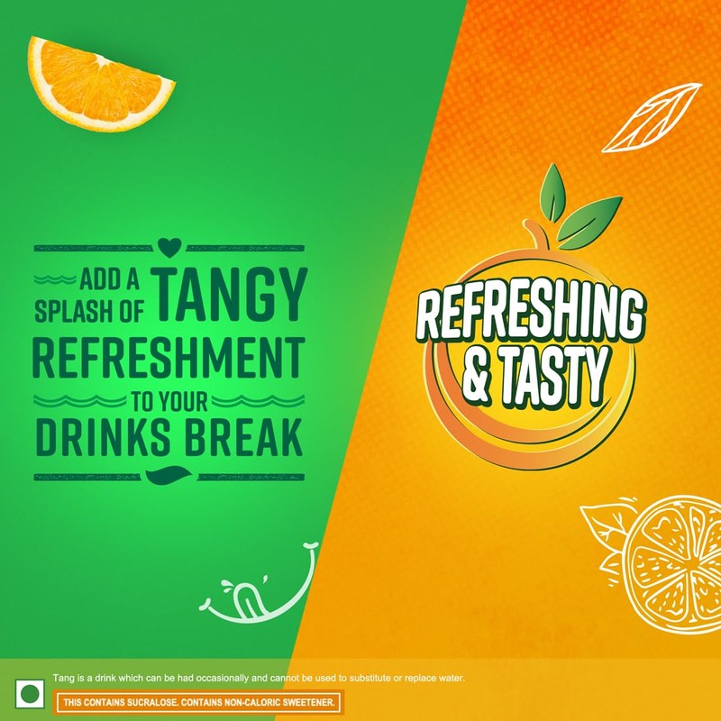 Tang Orange Instant Drink Mix 500G Pouch
