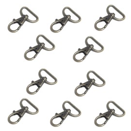 [Craft Parts Store] Nascan Levernascan 1.0 inches (25 mm), 10 Pieces, antique, gold