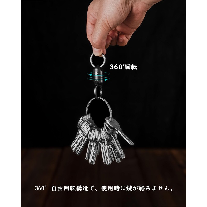 TISUR Key Holder, Magnetic Releaser, Load Capacity 44.1 lbs (20