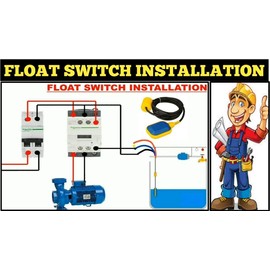 Ocean Star Float Level Switch | Float Switch Fluid Level Controller Wired Magnestic Sensor Square Head Float Switch Water Level Controller WLC Cable Floaty (3 m, Medium, Blue and Yellow)-Pack of 2