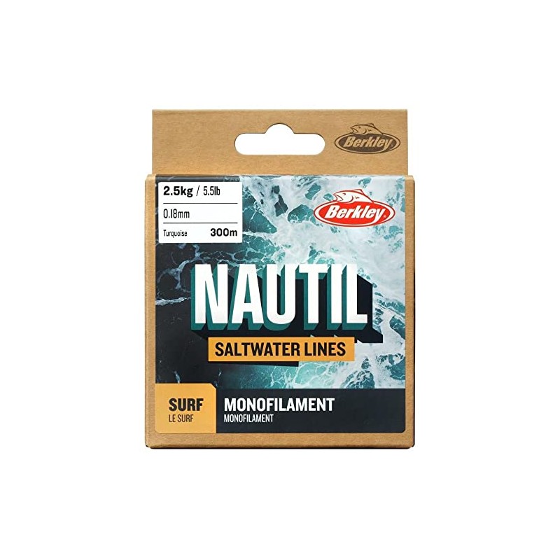 Berkley Nautil Monofilament 300 m 0.28 mm Turquoise