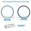 R0446200 Lid Seal Gasket & O-Ring Compatible with Jandy JEP,