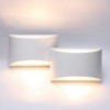 Aipsun Aluminum Modern Indoor LED Wall Sconce Hardwired Interior Wall
