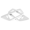 2pcs ABS Chrome Style Columnar Interior Air Vent Outlet Cover