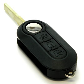 OEM Electronic 3-Button Remote Flip Key Fob Compatible with 2015-2019 RAM ProMaster (FCC ID: 2ADFTTRF198, RX2TRF198, P/N: 68224015, 68236849)