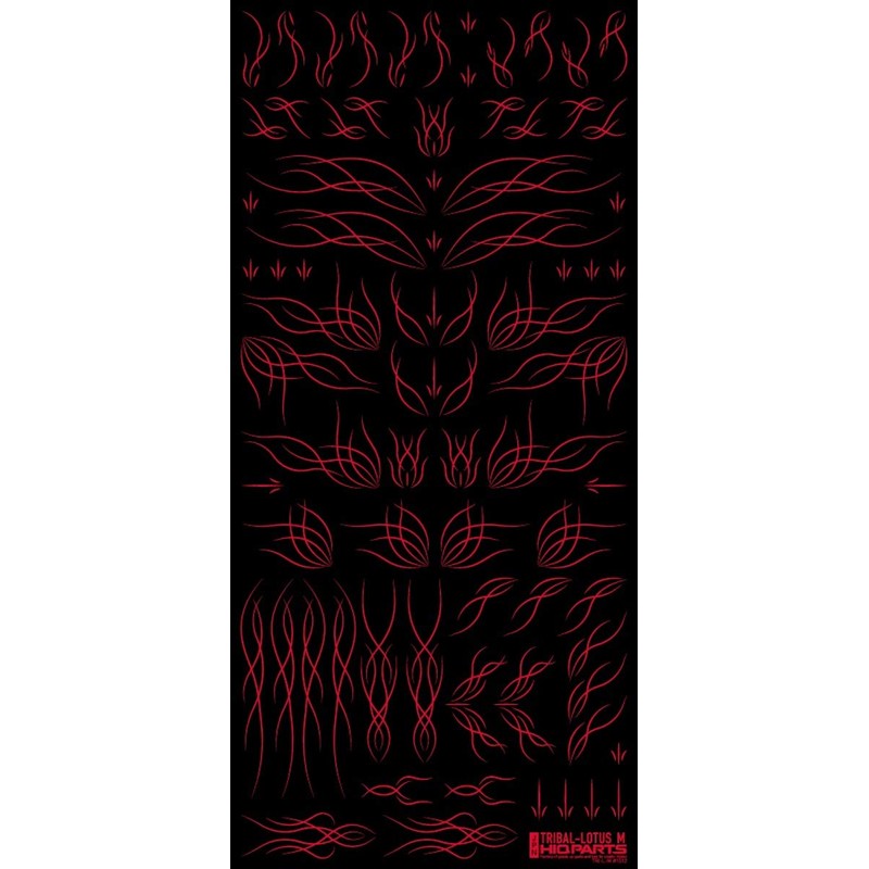 haikyu-pa-tu Red toraibaruro-tasu/Medium Set of 1 Plastic Model Decal Tri