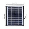 10V 6.5W Solar Floating Fountain IP68 Waterproof Solar Water Fountain