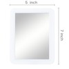ARTLYMERS Magnetic Locker Mirror, 5x7 Real Glass Small Mirrors for