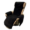 Alpenwolle Armchair Protector Relaxing Chair Anthracite / Black with Pockets