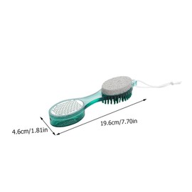 IWOWHERO Multi-faceted Stone Foot File for Dead Skin Removal Cuticle Remover Foot Care Tool Random Color