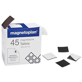 Magnétoplan 3 Pack Black Magnetic Tape Dispenser