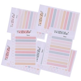 TEHAUX 1set Removable Memo Stickers to Do List Notepad Cute Memo Pads for School Office