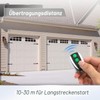 433.92 MHz Garage Door Remote Control Compatible with All Topens