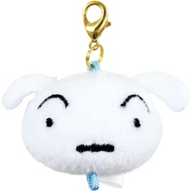 Tees Factory Crayon Shin-chan KS-5541880SI Connected Mascot Charm Key Chain Shiro Approx. H 2.0 x W 2.8 x D 1.6 inches (50 x 70 x 40 mm)