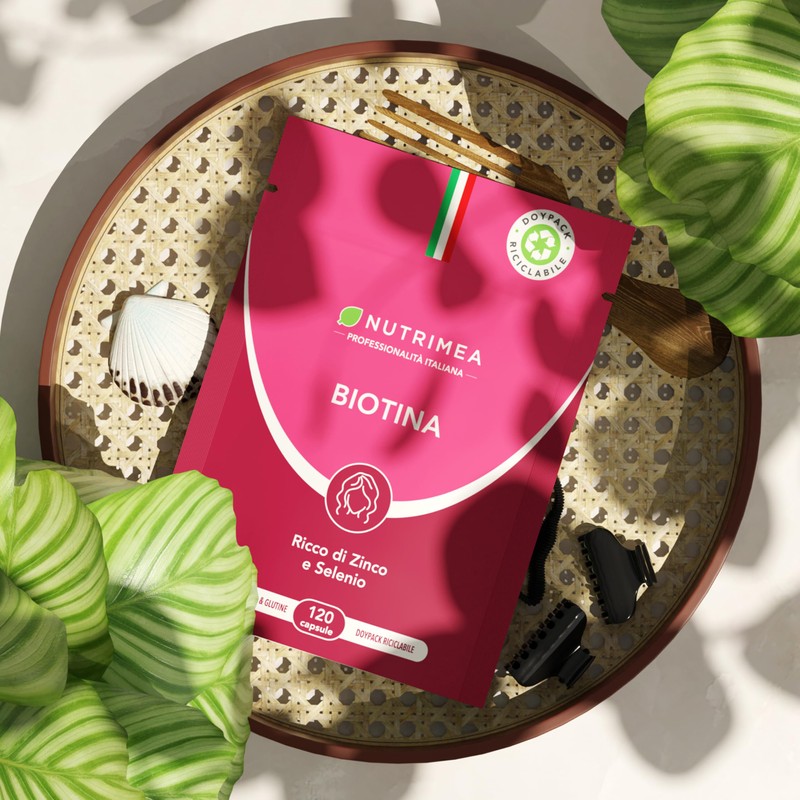 Biotina Capelli | 120 Capsule | Integratori Per Capelli, Unghie