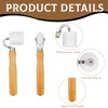 2Pcs Seam Roller Flat Pressure Roller Internal External Corner, Wallpaper