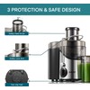 Juicer Machines, Juilist 3" Wide Mouth Juicer Extractor Max Power