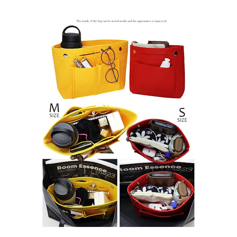 [Transporter] Bag-in-Bag Felt Lightweight Freestanding Inner Bag Bag Pouch Felt